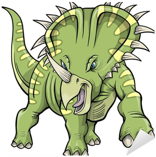 Vinilo Pixerstick Ilustración Del Vector De Un Dinosaurio - Hobby Vinyl Decal Dinosaur Doors Motorcy Hobby Decor (400x400)