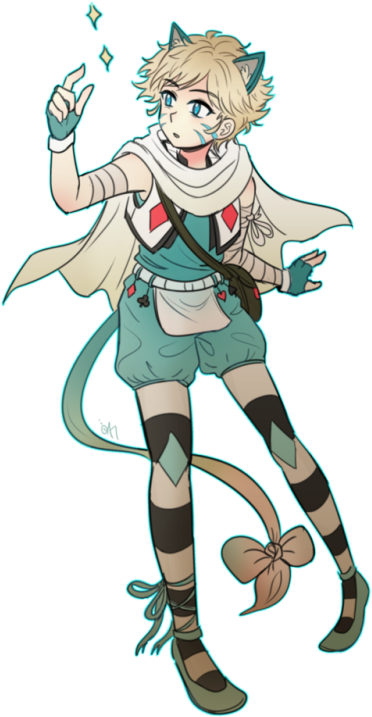 My Secret Santa Gift For The Bnha Rp Server Im In, - Alice In Wonderland Oc (446x750)