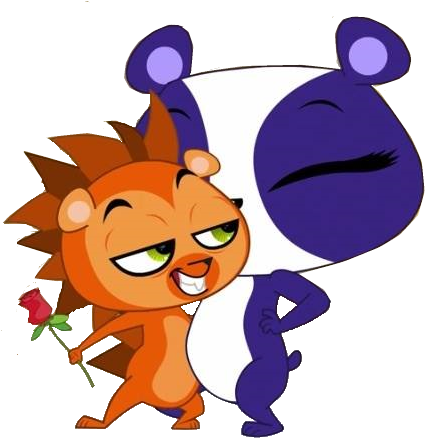 Lps Penny Ling And Russell Dancing Samba Vector By - Penny Ling And Russell (432x464)