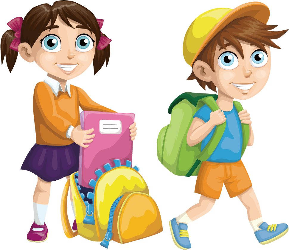 School Euclidean Vector - School Children Png (1000x1000)