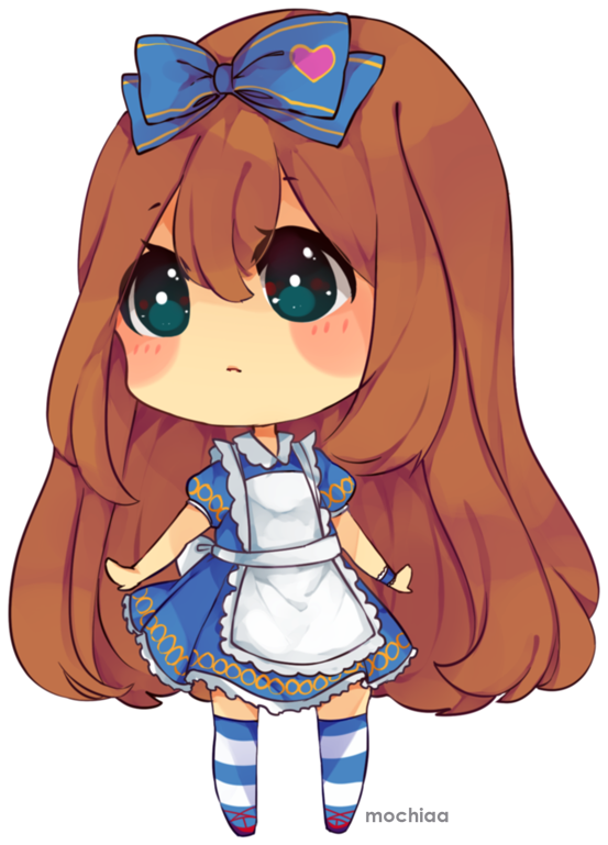 Alice Liddell By Mochiaa On Deviantart - Alice In The Country Of Hearts Chibi (692x850)