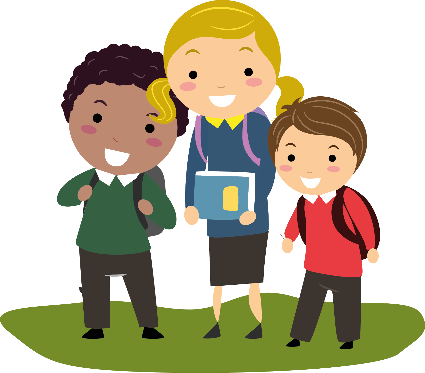 Home - School Kids Cartoon Png (1744x1533)