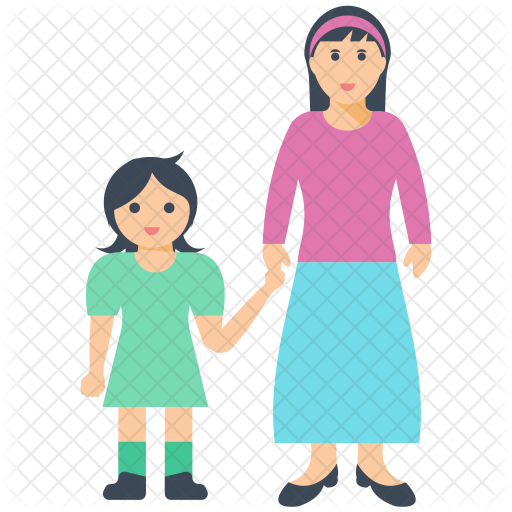 Mother And Daughter Icon - Mother (512x512)