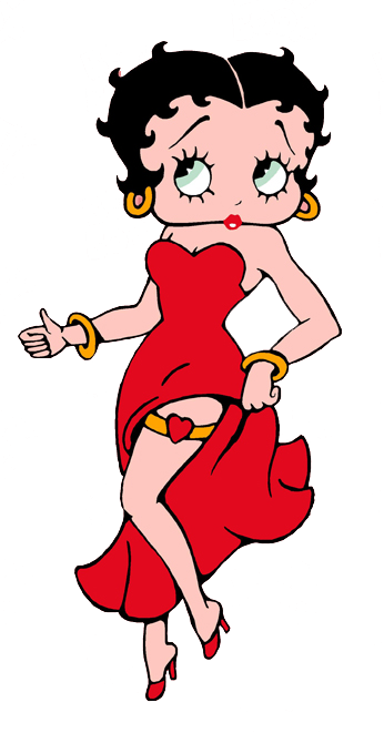 Betty Boop - Betty Boop Clip Art (346x661)