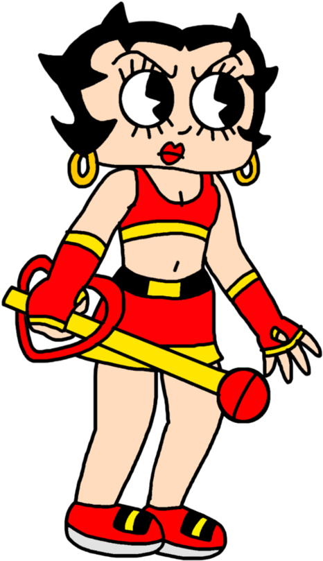 Betty Boop In Kingdom Hearts Outfit - Cartoon (974x820)