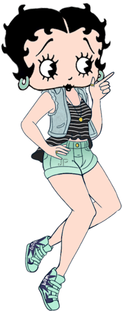 Betty Boopcome Onlet's Keep Up - Betty Boop (286x672)