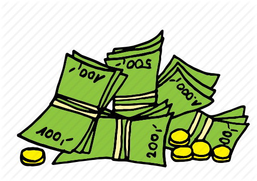 Pile Of Money Clipart - Money (512x361)