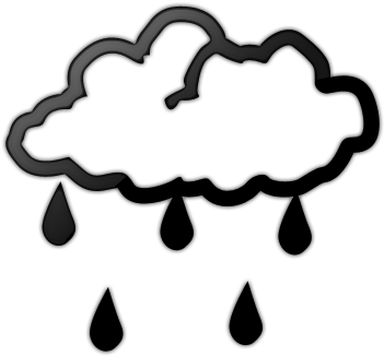 Raindrop Shape Icon Clipart - Weather Icon Wood (512x512)