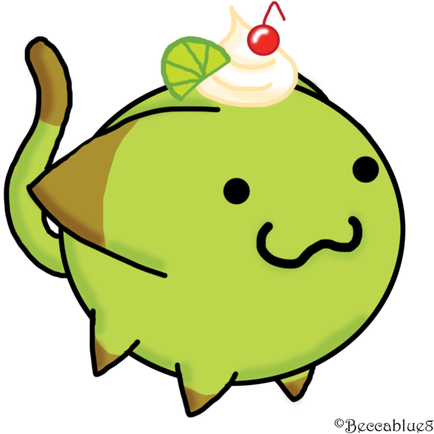 Kiki The Key Lime Pie Cat By Beccablue8 - Kiki The Key Lime Pie Cat By Beccablue8 (891x897)