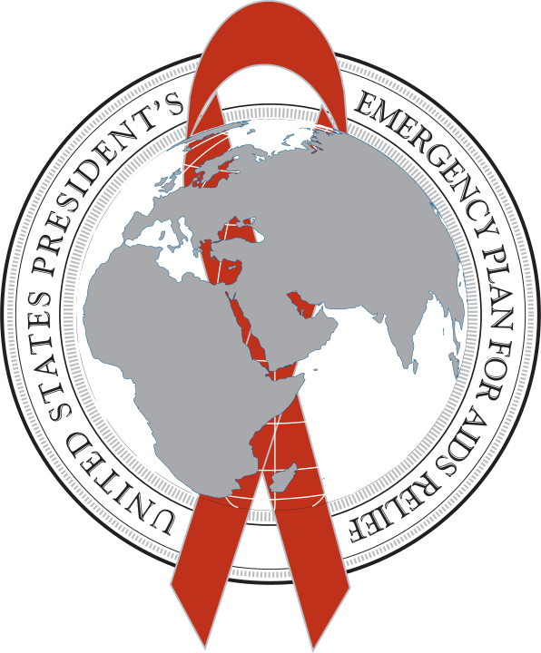 Us Pepfar Logo - President's Emergency Plan For Aids Relief (596x720)