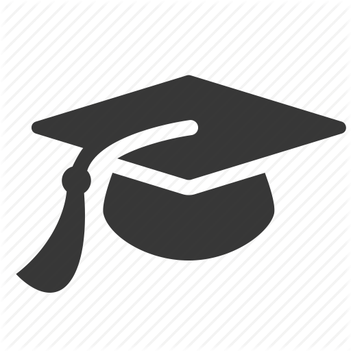 College, Education, Graduation Cap, Hat, University - Graduate Pictogram (512x512)