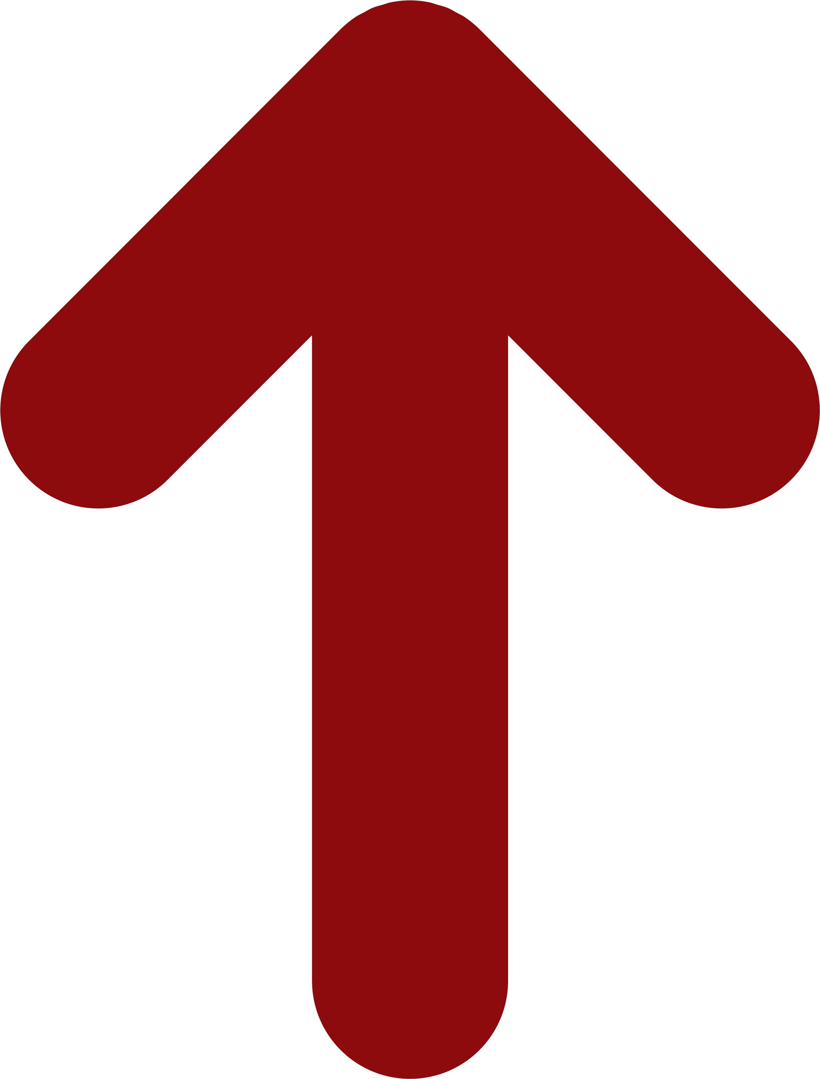 Arrow Up Png Transparent Image - Red Arrow Up Png (2813x3695)