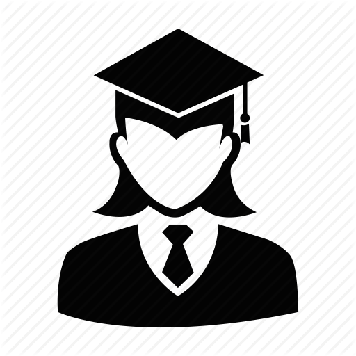 Master Graduate Icon, Cartoon, Flat, Bachelor Cap Png - Secret Agent Woman Icon (512x512)