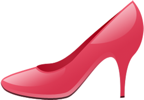 Pink High Heel Png Image - Breasted Heel (512x512)