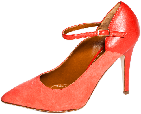 Debbie Pointed Toe Mary Jane Pump - Court Shoe (860x550)