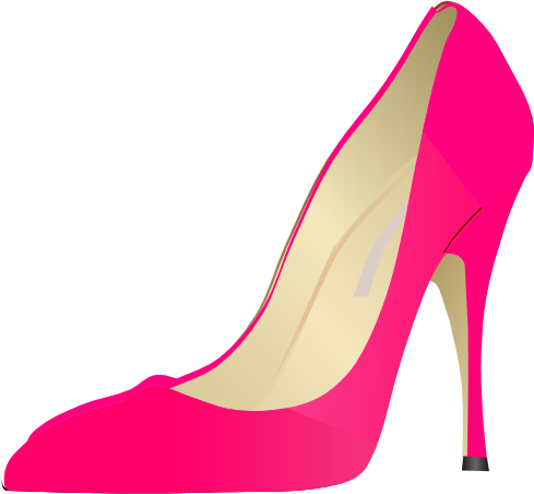 High Heel Clip Art At Clker Com Vector Clip Art Online - Stiletto Heel (600x484)