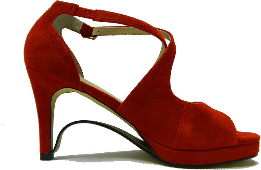 Ultra-comfort Suede High Heels With Stabilization - Suede (900x588)