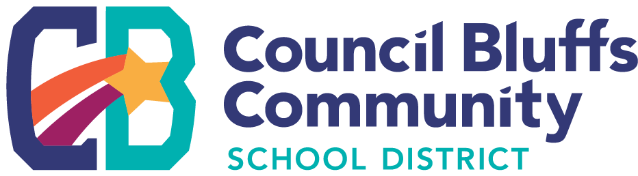 Council Bluffs Community School District - Council Bluffs Schools Logo (954x278)