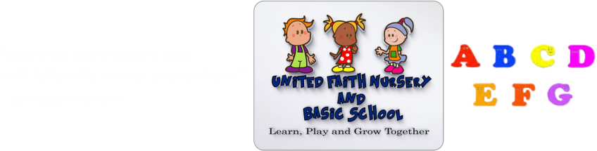 United Faith Nursery And Basic School - Cartoon (848x215)