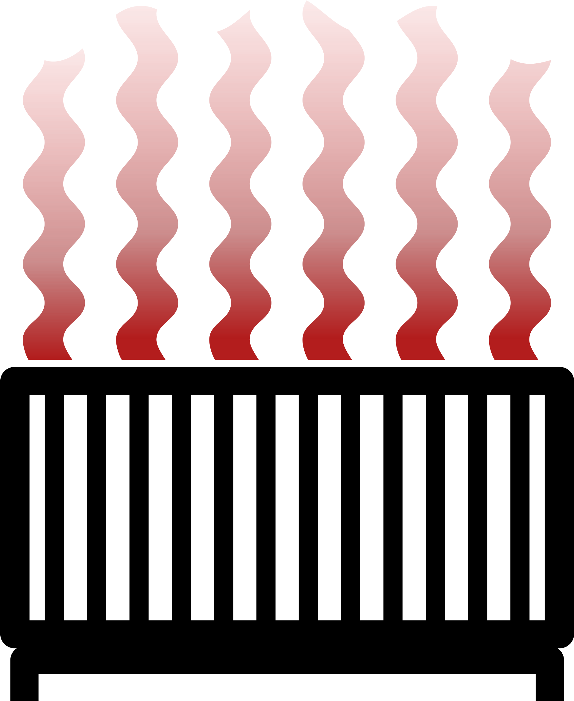 Commercial Heating System - Radiator Icon (2000x2400)