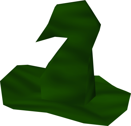Fremennik Hat Detail - Wizard Hat Png Green (426x410)