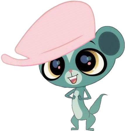 Lps Baby Sunil In Pink Beret Vector By Varg45 - Cartoon (464x459)