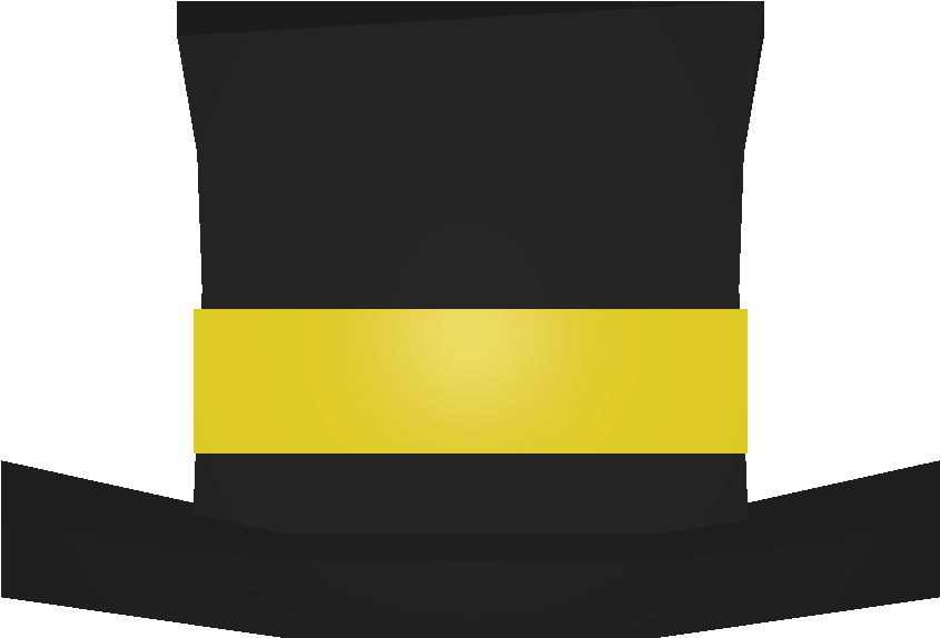 Gold Tophat - Gold Bowtie Unturned (1024x1024)