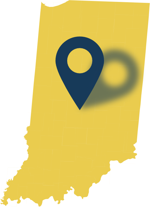 No Risk Of Leaky Tanks - State Of Indiana Flag (480x660)