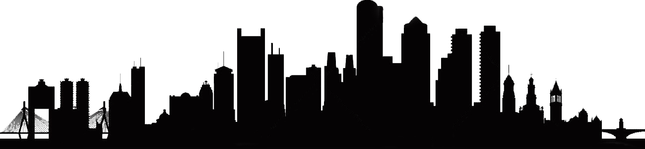 Boston Skyline Silhouette - College Algebra Essentials Plus Mymathlab With Etext (1300x302)