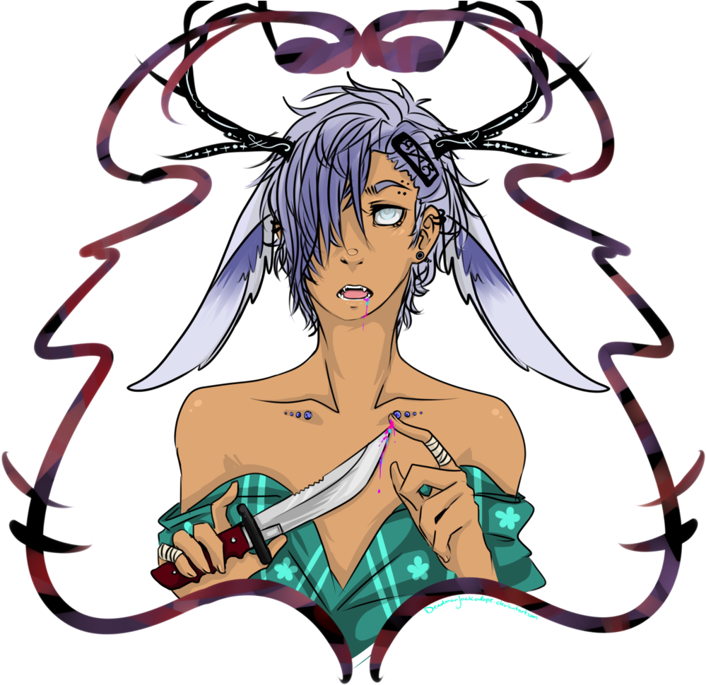 Jackalope Babbu By Deadmanjackalope Jackalope Babbu - Cartoon (1024x980)