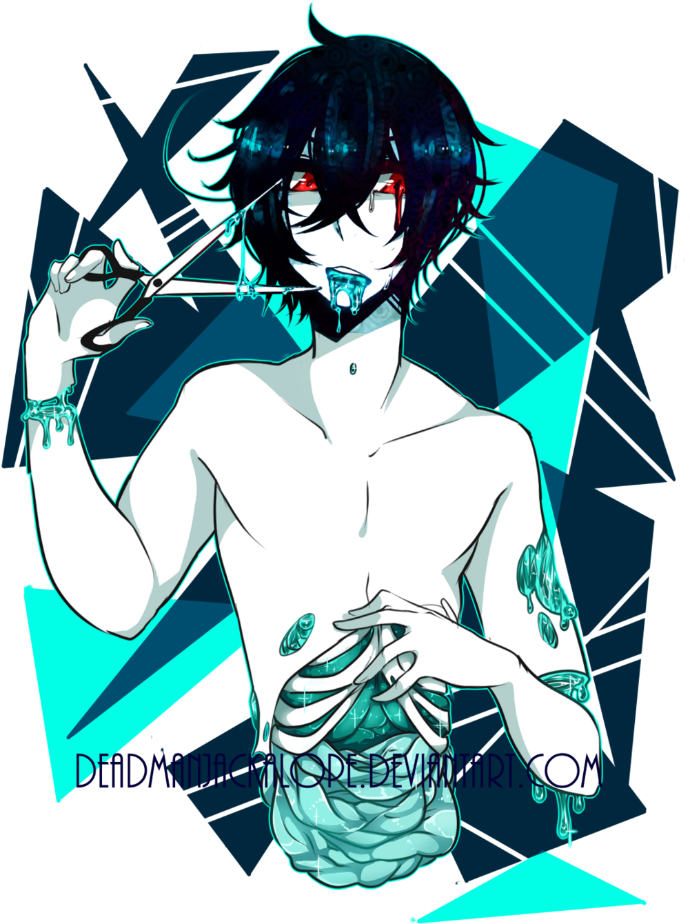 Hold Your Tongue By Deadmanjackalope Hold Your Tongue - Illustration (1024x1441)