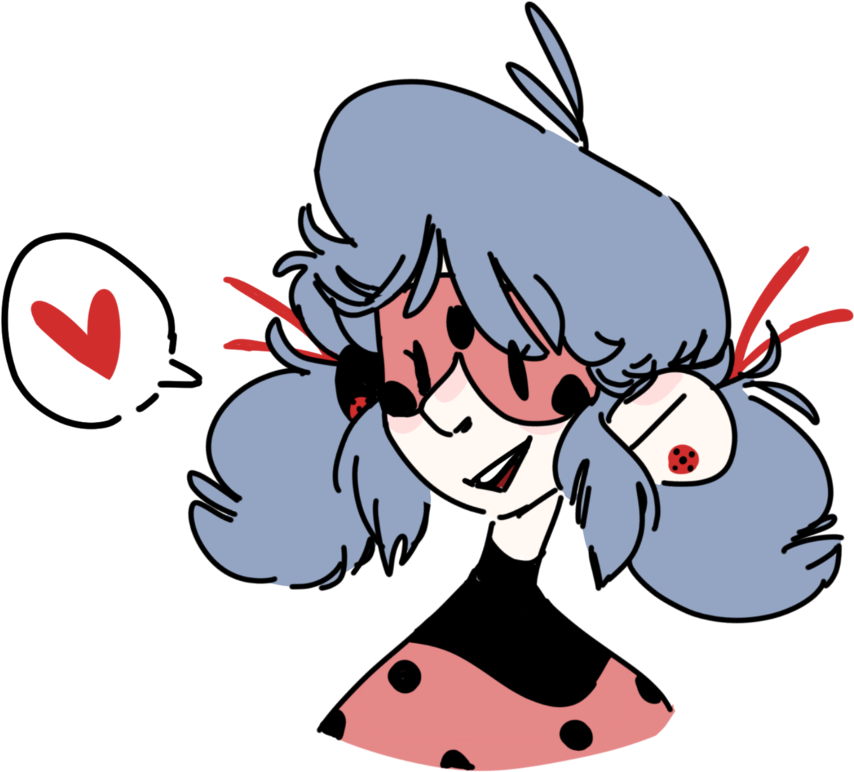 Ladybug Miraculous Ladybug Miraculous Marinette Miraculous - Cartoon (1280x1280)