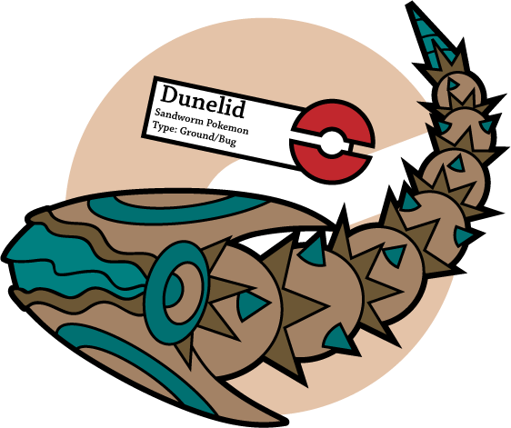 Jackalope Pokemon Images - Sandworm Pokemon (562x471)