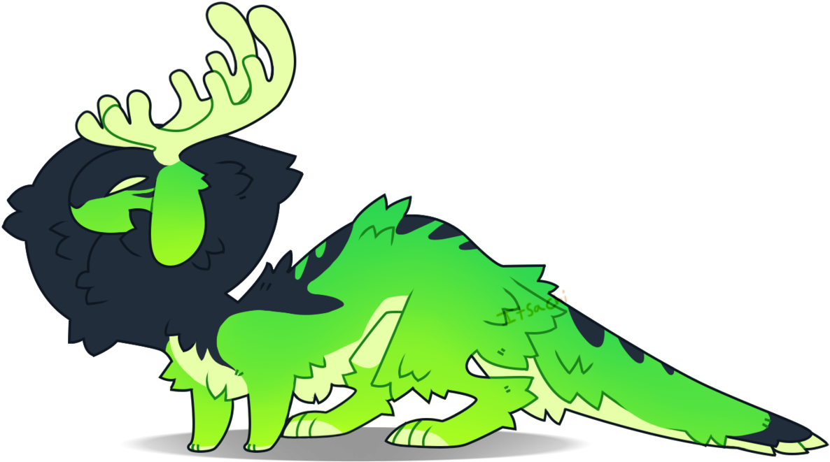 Jackalope Dragon [ 2 ] Open By Itsachi - Jackalope Dragon [ 2 ] Open By Itsachi (1194x669)