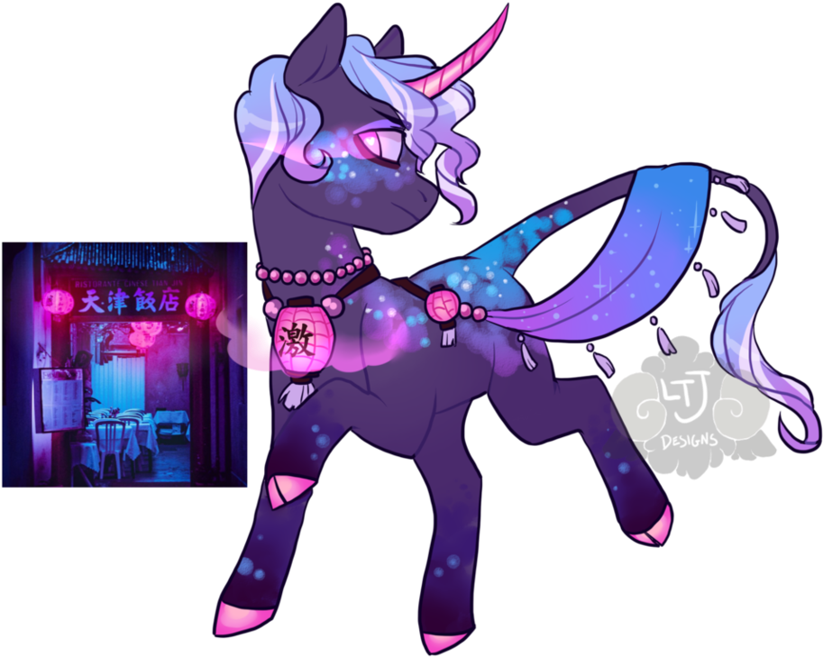 Ethereal Alley [revealed Aesthetic Adopt] By Lavvythejackalope - Adoption (979x816)