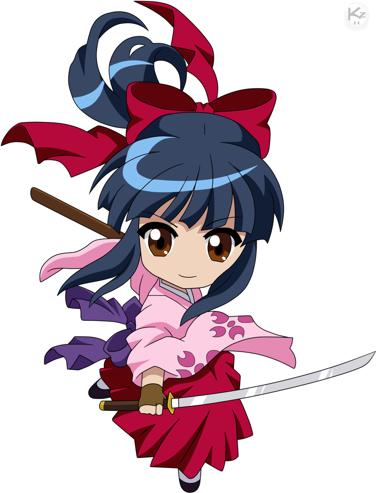 Sakura Shinguji Chibi By Krizeii Sakura Shinguji Chibi - Cartoon (1280x1707)