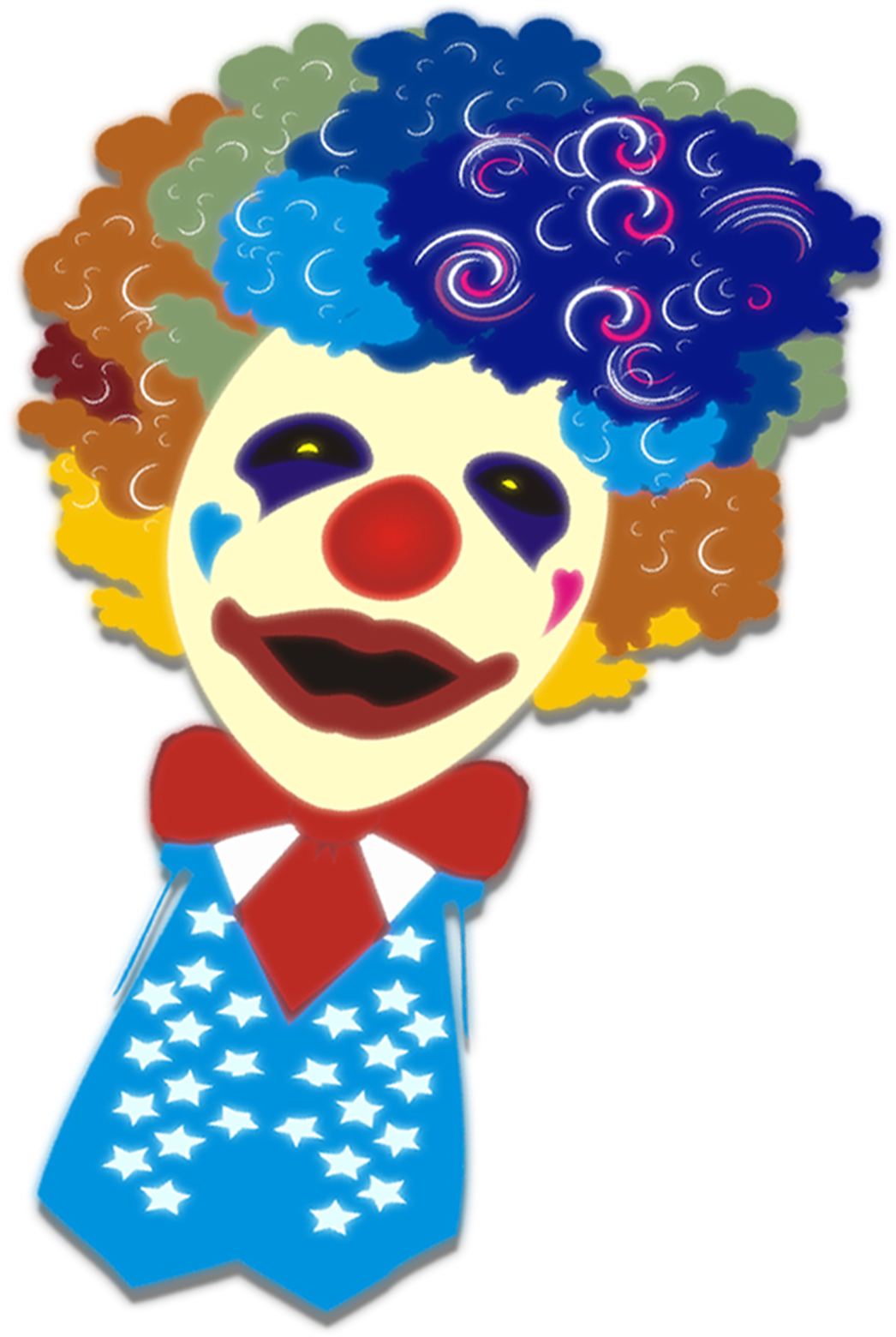 Clown April Fools Day Cartoon Poster - Clown April Fools Day Cartoon Poster (1664x1949)