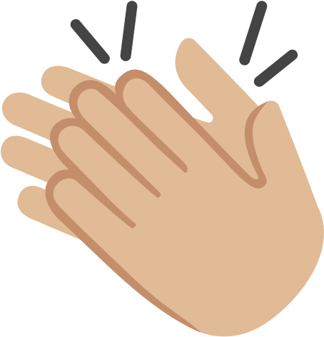 240 × 240 Pixels - Clapping Hands Emoji (512x512)