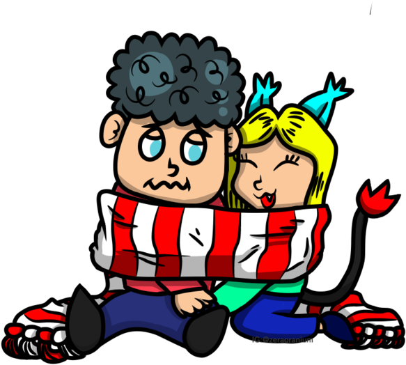 Trapped Together By Petmon - Cartoon (752x1063)