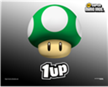 New Super Mario Bros Wallpaper 1up Mushroom - Mario Bros 1 Up (420x420)