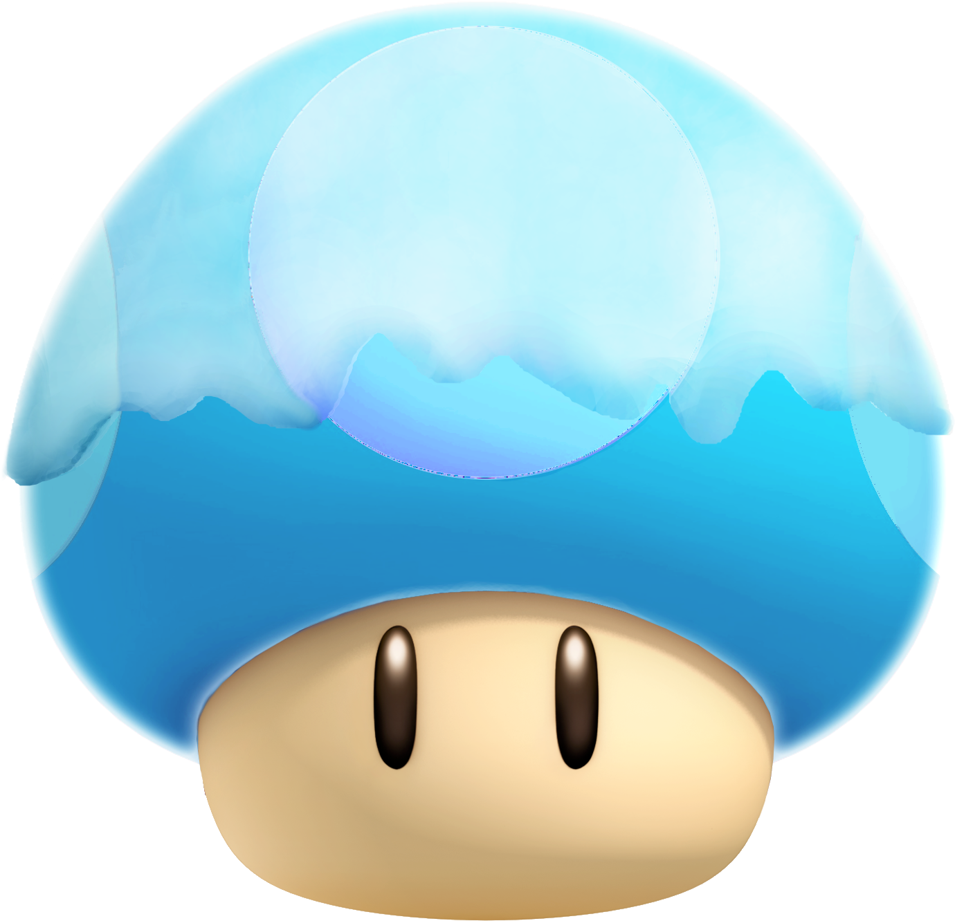 Frostmushroomsmltlt - Super Mario Galaxy Mushrooms (1656x1518)