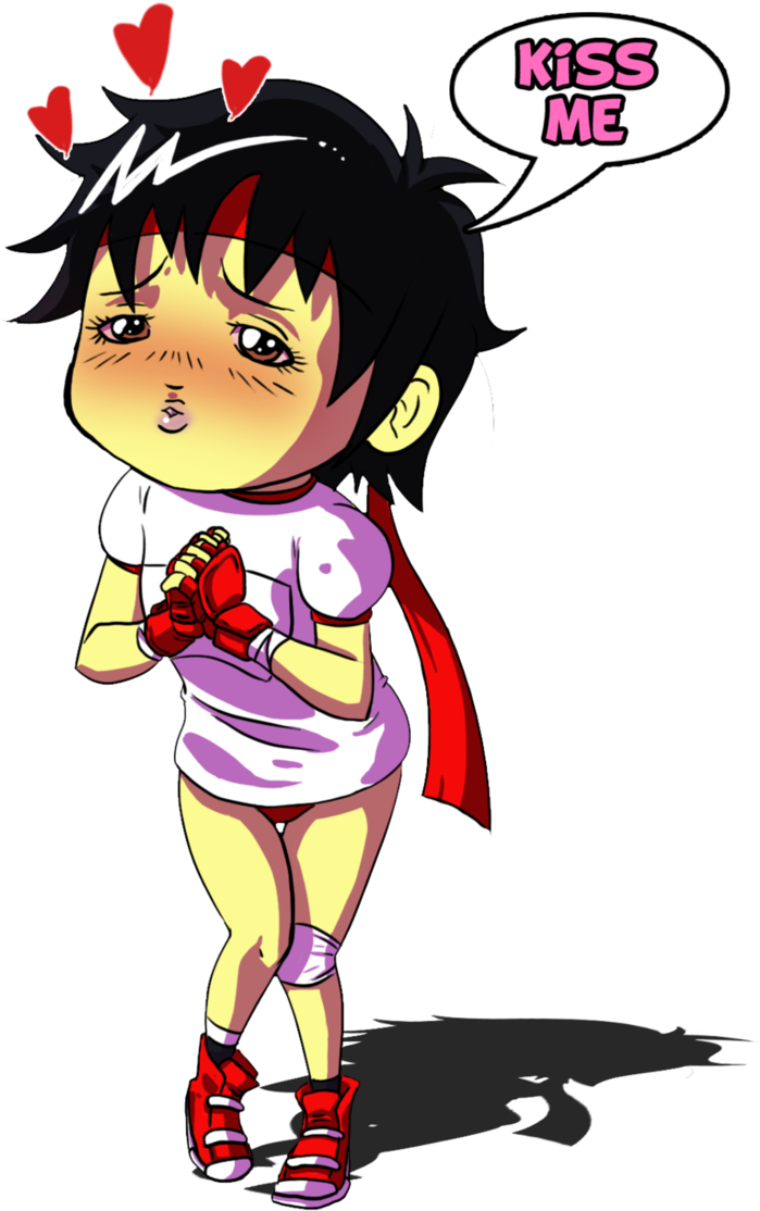 Sakura Kiss Me By Hentai-nekom - Street Fighter Sakura Hentai (708x1127)