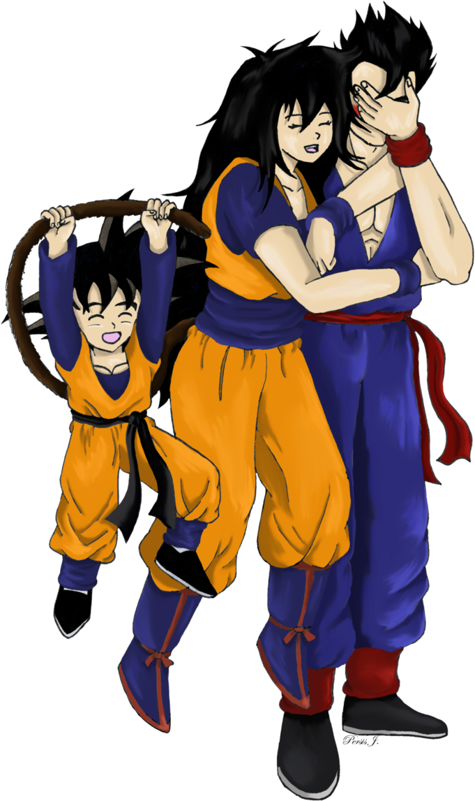 Sakura, Gohan And Goten By Pdj004 - Dbz Female Goten.