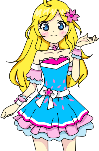 Pripara Sakura-sempai By Masterhands - Anime Pripara Chibi (500x508)