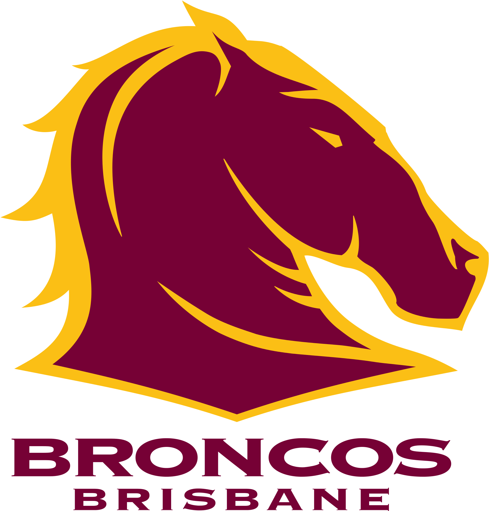Brisbane Broncos - Brisbane Broncos Logo (2000x2118)