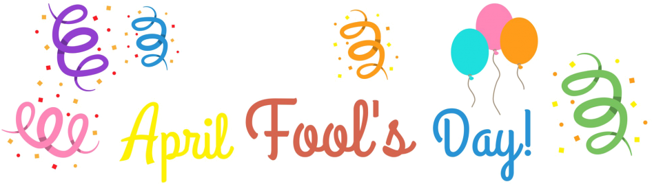 April Fools Day Png Image Background - April Fools Background (1024x439)