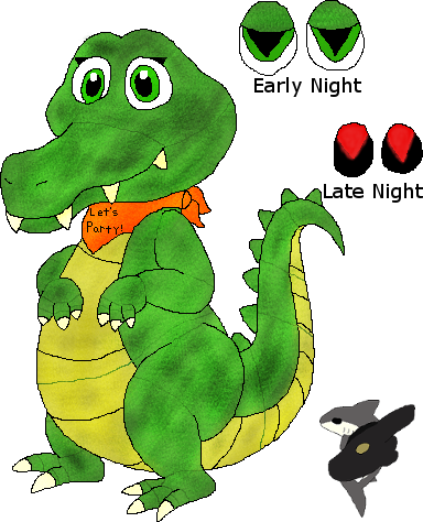 Gabby Gator By Nightfurydragon28 - Fnaf Gabby Gator (384x474)