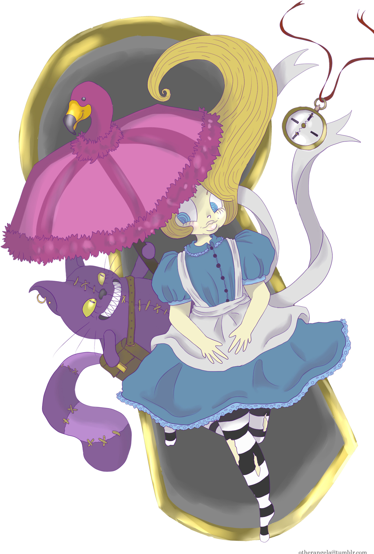 Cheshire Cat Alice's Adventures In Wonderland Alice - Cheshire Cat Alice's Adventures In Wonderland Alice (1280x1858)