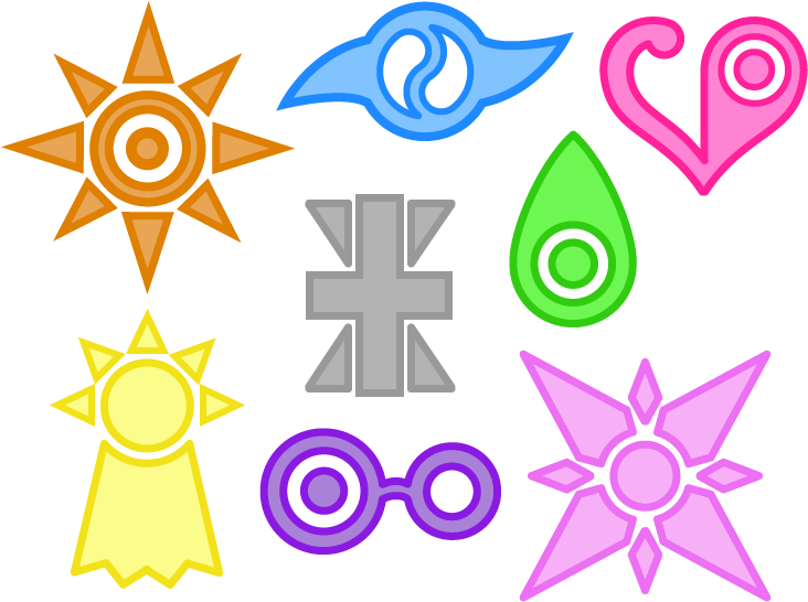 What Kind Of Crest Are You - Digidestined Crests (761x575)