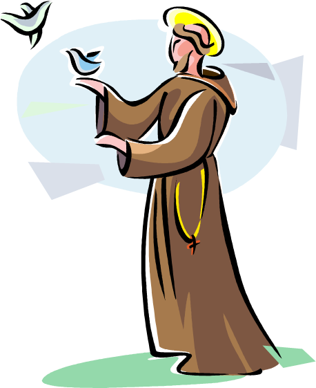 Picture2 - St Francis Of Assisi Clip Art (461x567)